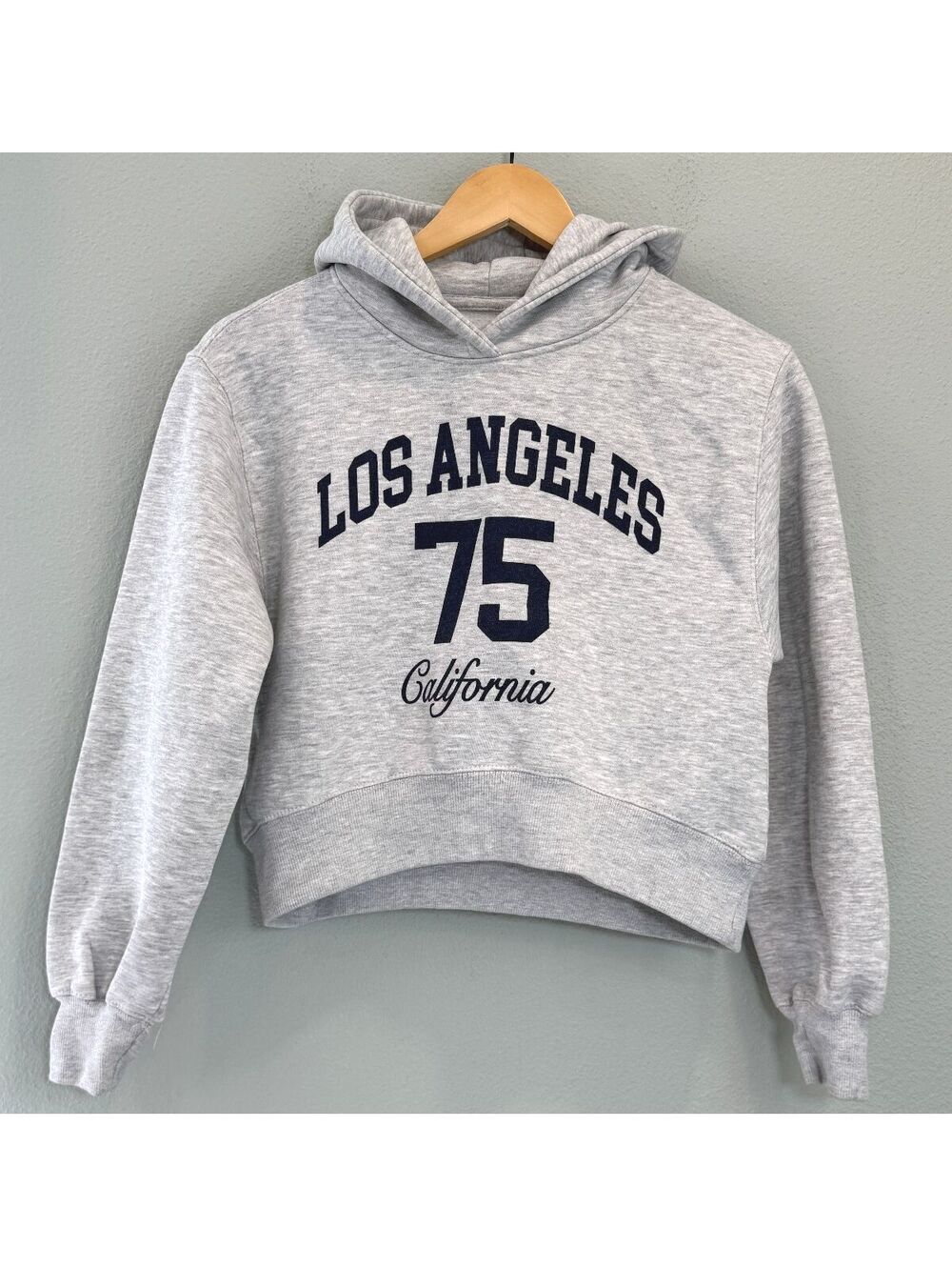 ZARA LA Hoodie Sweater In Gray - Girls 12 NWOT
